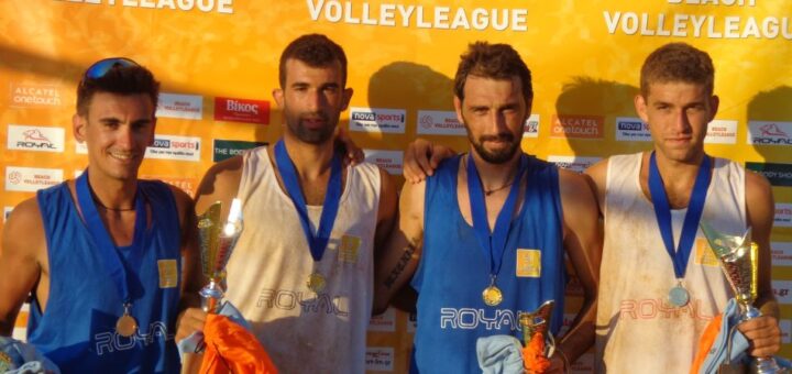 Οι Καββαδάς, Αλεξιάδης πρωταθλητές Ελλάδας στο Beach Volley League 2014 16