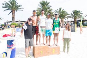 Ανέστης Δημητριάδης και Σταύρος Βλαχάκης οι Πρωταθλητές και Λητώ Δοκοπούλου και Χριστίνα Φαράντζου οι Πρωταθλήτριες του Beach Cup αγωνιστικής περιόδου 2015-16 1