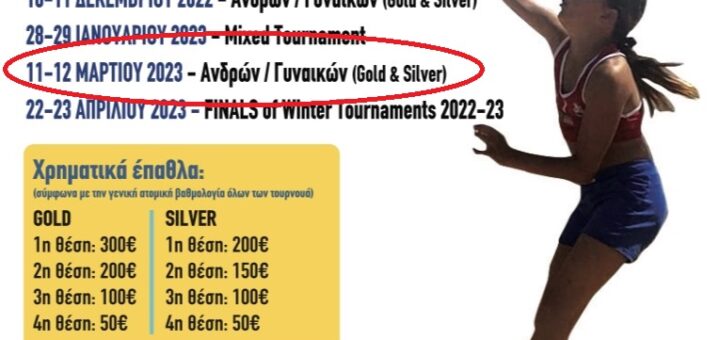 4ο Winter Circuit Tournament 2022-2023, Ώρες έναρξης των αγώνων για Κυριακή 12/03/2023 31
