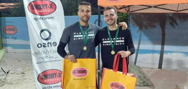 1η θέση στο Elite τουρνουά που διεξάχθηκε στη Βάρη από το ENSO Beach Volley Club στις 10 Δεκεμβρίου