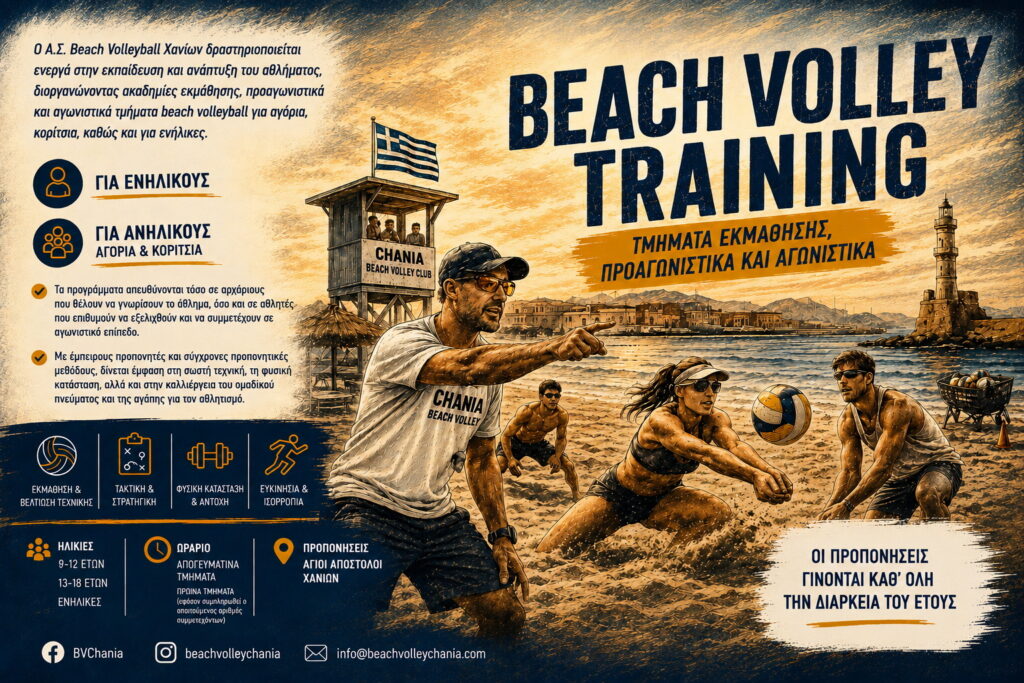 Ακαδημίες 3 Beach Volley Training