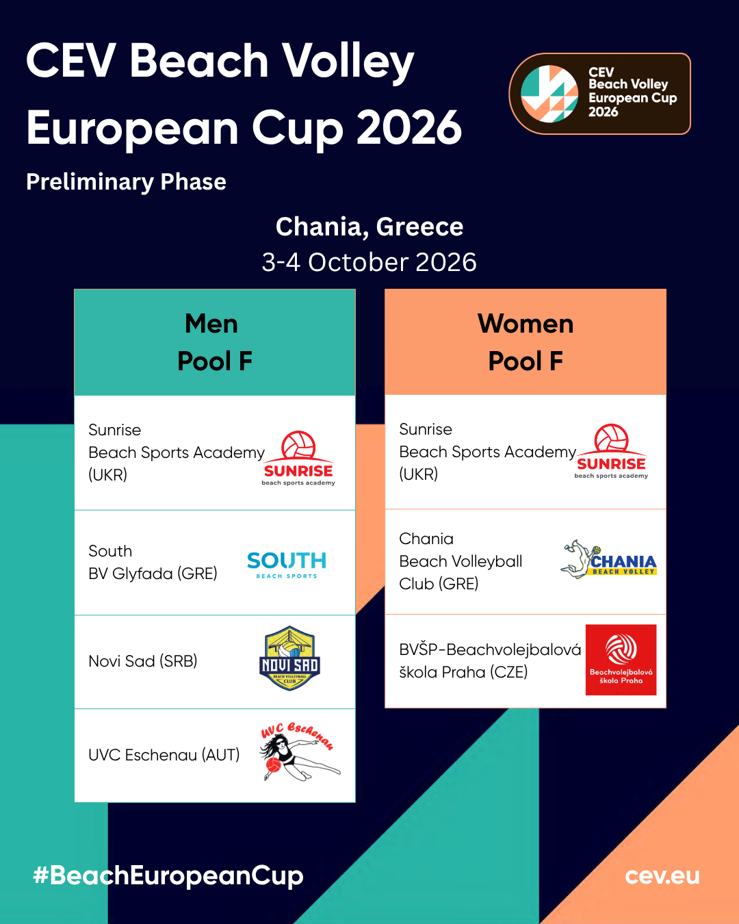 CEV European Cup 2026 Chania CEV European Cup 2026 Chania